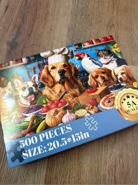 Pet Puzzle - Colorful Animals 500-Piece Jigsaw Puzzle